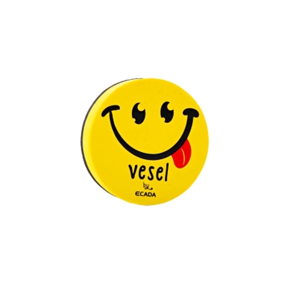 Магнитна гъба за бяла дъска VESEL ECADA, кръгла Smile — снимка 1