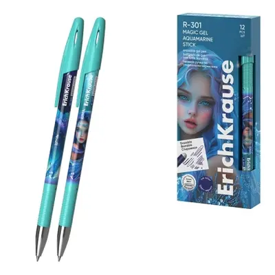 Корица на „Изтриваема гел химикалка ErichKrause® R-301 Magic Gel Stick Aquamarine 0.5mm"