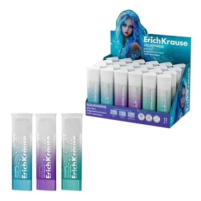 Корица на „Сухо лепило-стик ErichKrause® Prism Aquamarine, 13 гр, микс, прозрачно"