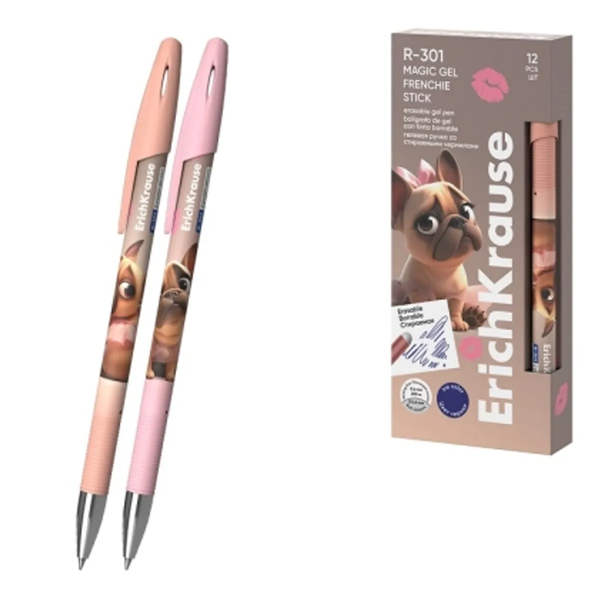 Изтриваема гел химикалка ErichKrause® R-301 Magic Gel Stick Frenchie 0.5mm