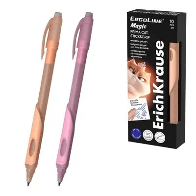 Корица на „Автоматична изтриваема гел химикалка ErichKrause ErgoLine® Prima Cat 0.5mm"