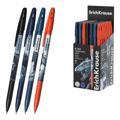 Корица на „Химикалка ErichKrause® R-301 Stick Techno Dino 0.7mm"