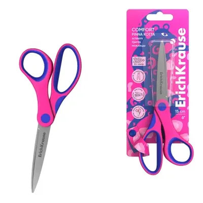 Корица на „Ножица ErichKrause® Comfort Pinna Kotta, 15cm, розова"