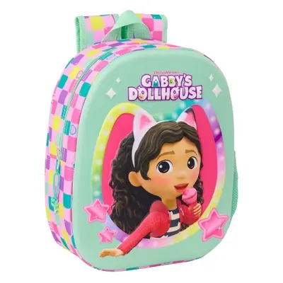 Корица на „Детска раница SAFTA GABBY'S DOLLHOUSE 3D, 8.64 L“