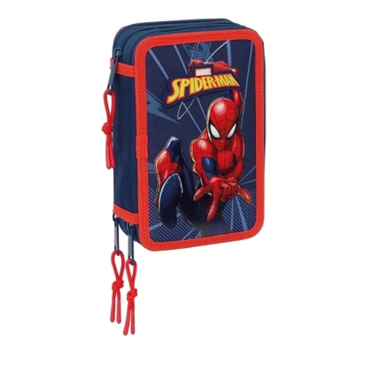 Несесер с три ципа SAFTA SPIDER-MAN, 37 части — снимка 1