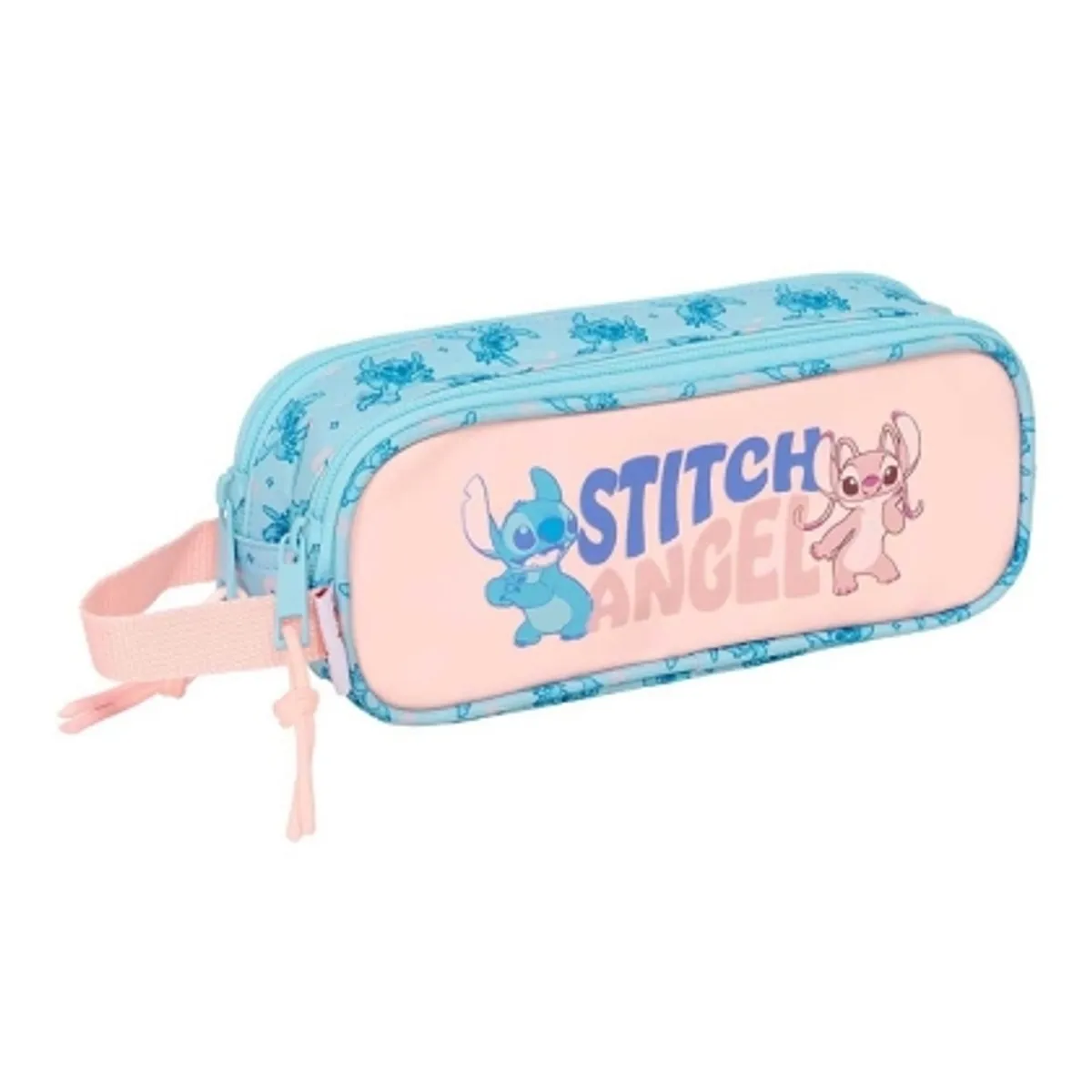 Несесер с два ципа SAFTA STITCH "OHANA", празен — снимка 1