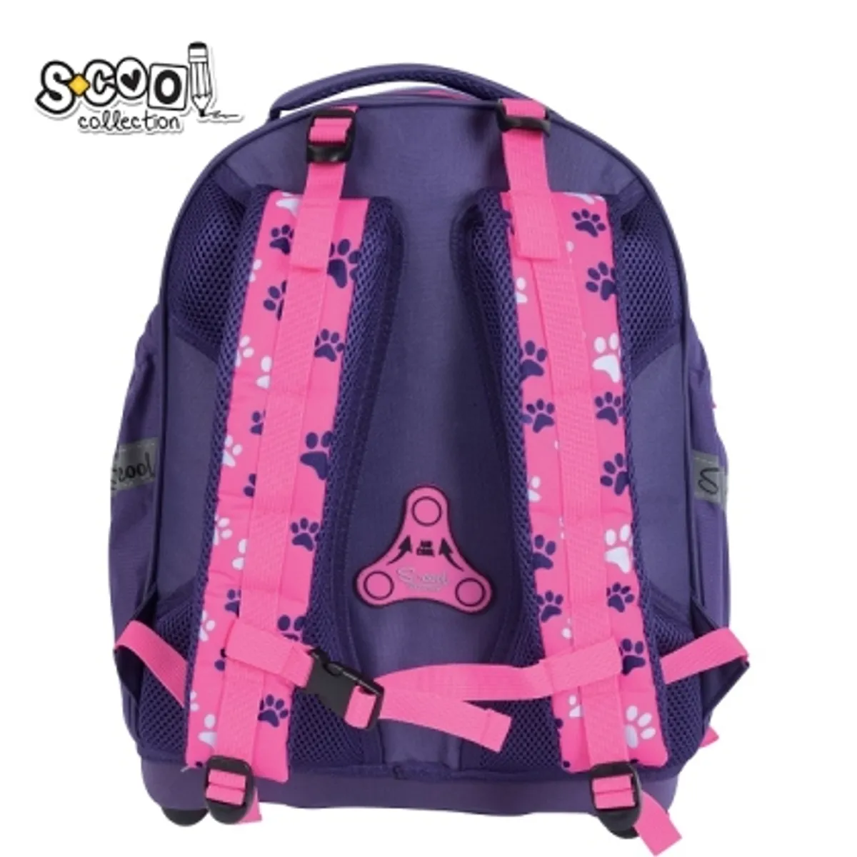 Анатомична раница SCOOL® THINK PINK с твърдо дъно, 24L, снимка 3