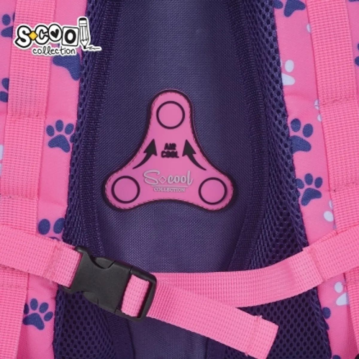 Анатомична раница SCOOL® THINK PINK с твърдо дъно, 24L, снимка 8