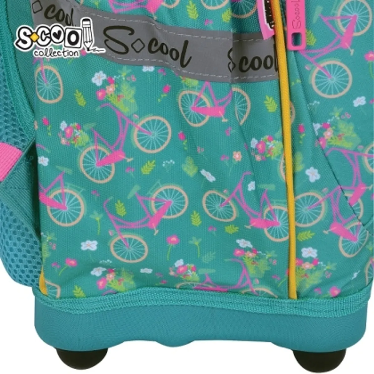 Анатомична раница SCOOL® LET'S GO FOR A RIDE с твърдо дъно, 24L — снимка 5