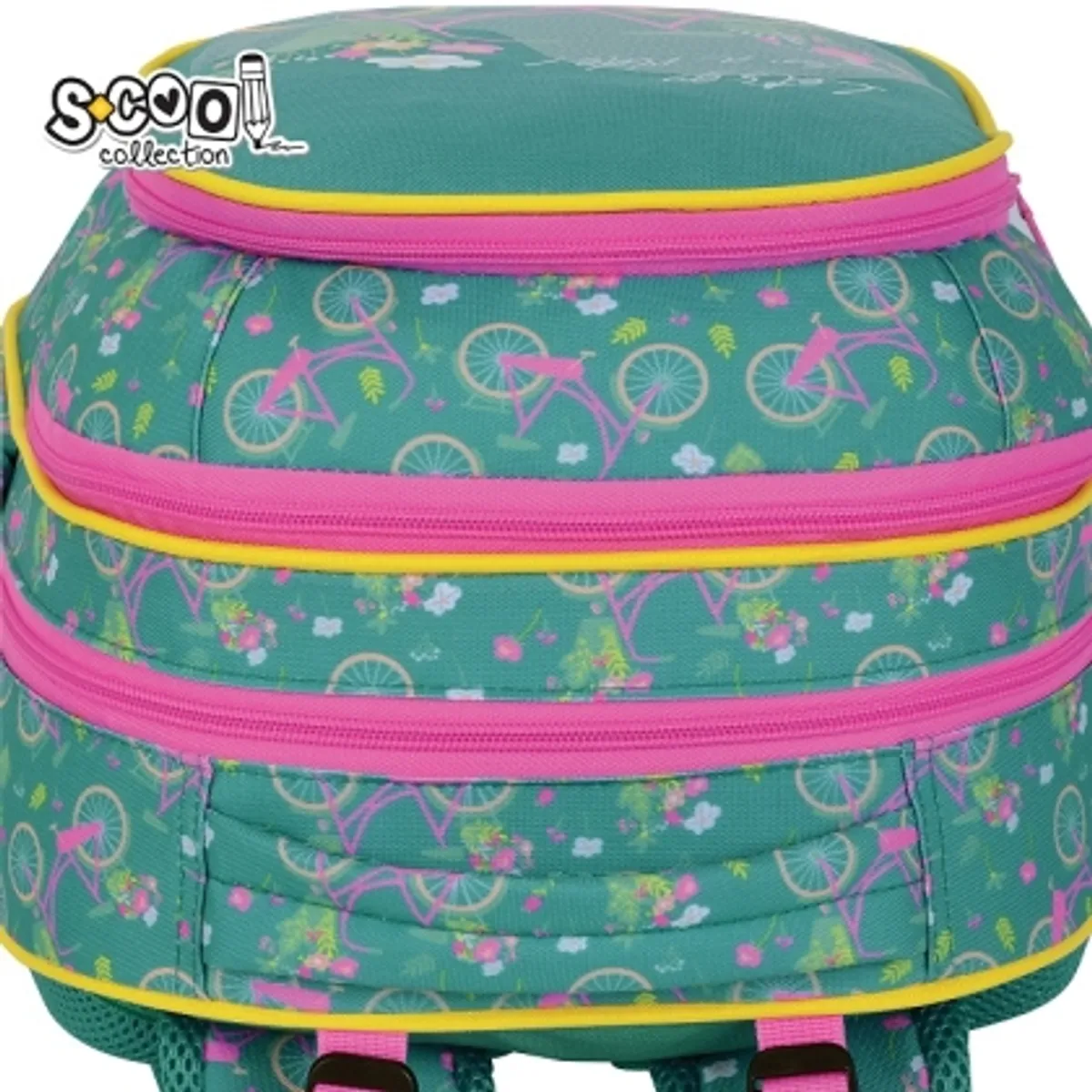 Анатомична раница SCOOL® LET'S GO FOR A RIDE с твърдо дъно, 24L — снимка 6