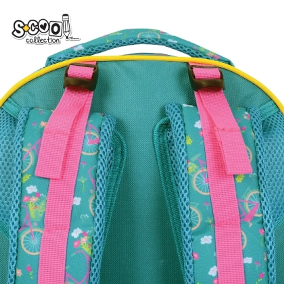 Анатомична раница SCOOL® LET'S GO FOR A RIDE с твърдо дъно, 24L — снимка 7