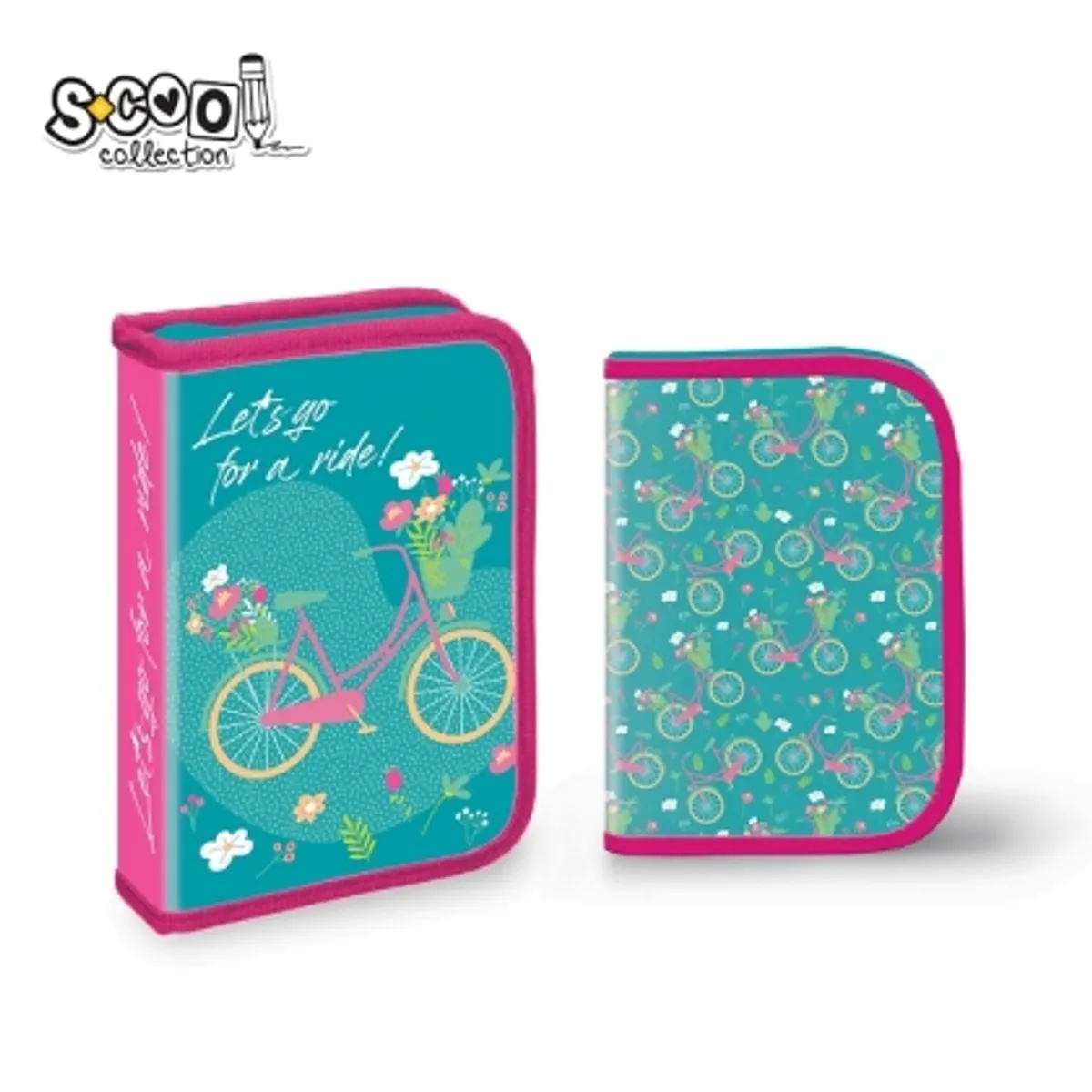 Несесер с 1 цип SCOOL® 3LET'S GO FOR A RIDE, 32 части — снимка 1
