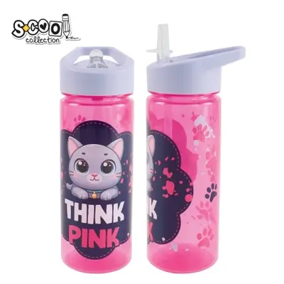 Корица на „Бутилка за вода SCOOL® THINK PINK“
