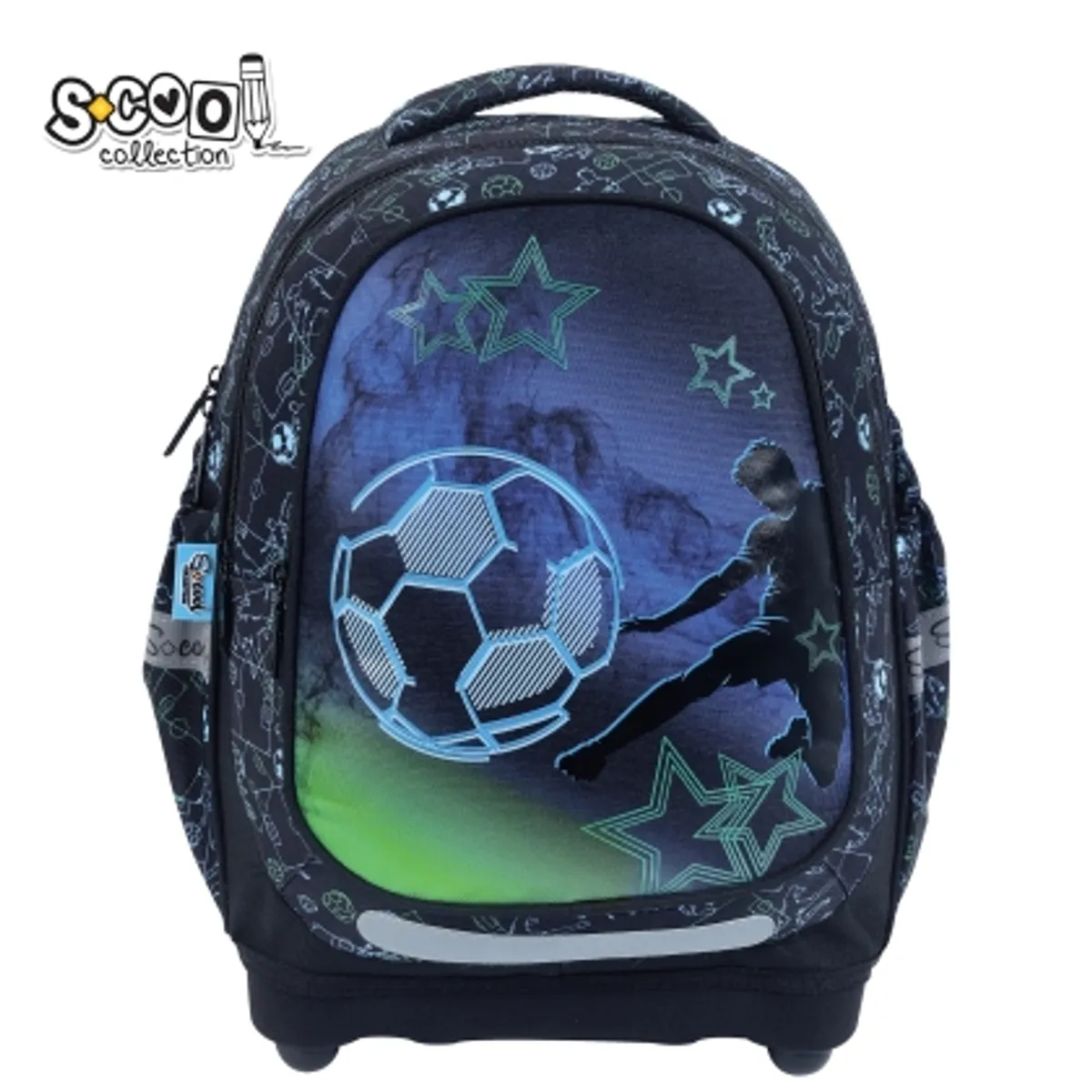 Анатомична раница SCOOL® FOOTBALL с твърдо дъно, 24L, снимка 2