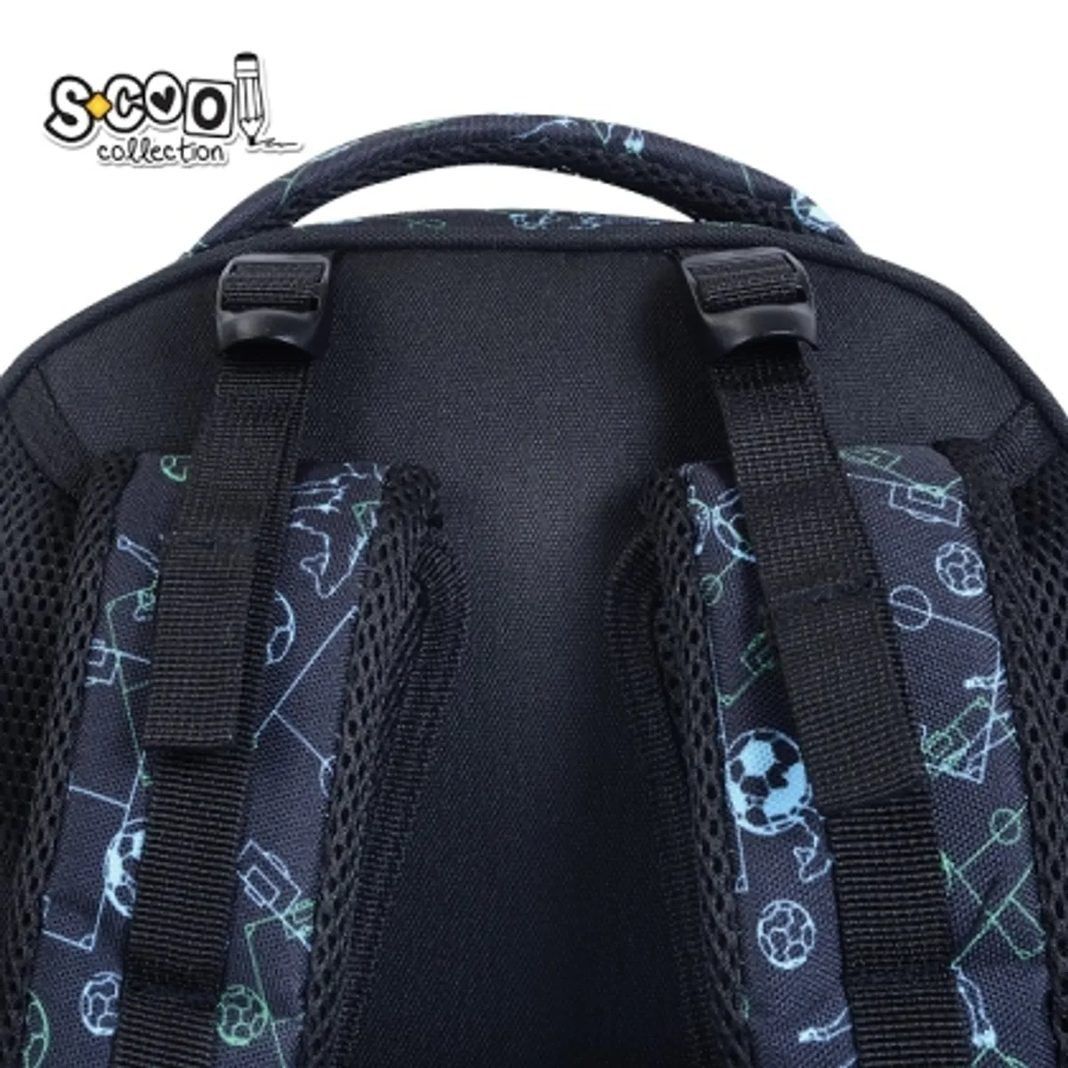 Анатомична раница SCOOL® FOOTBALL с твърдо дъно, 24L, снимка 7