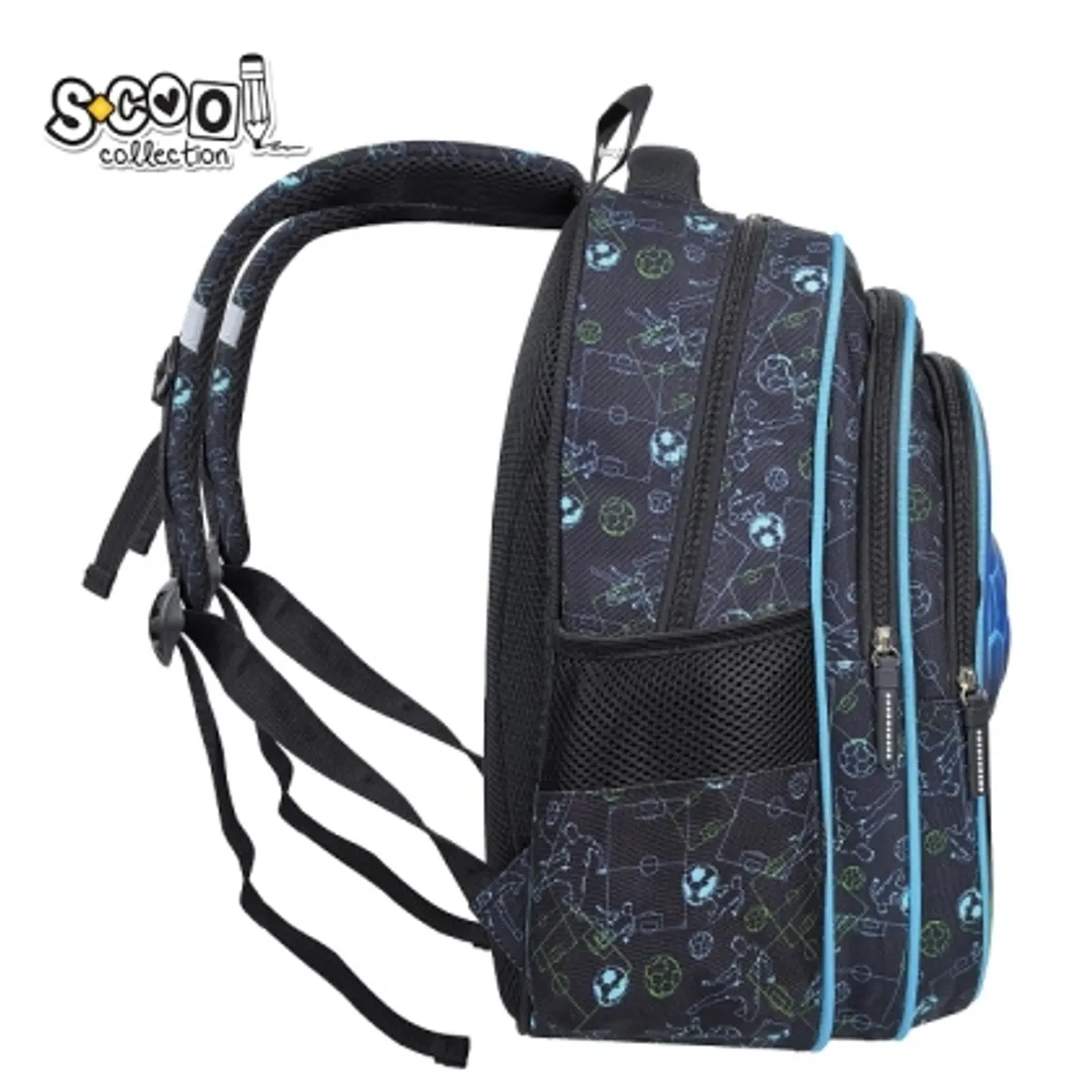 Ергономична раница SCOOL® FOOTBALL 3D EVA, 28L, снимка 2