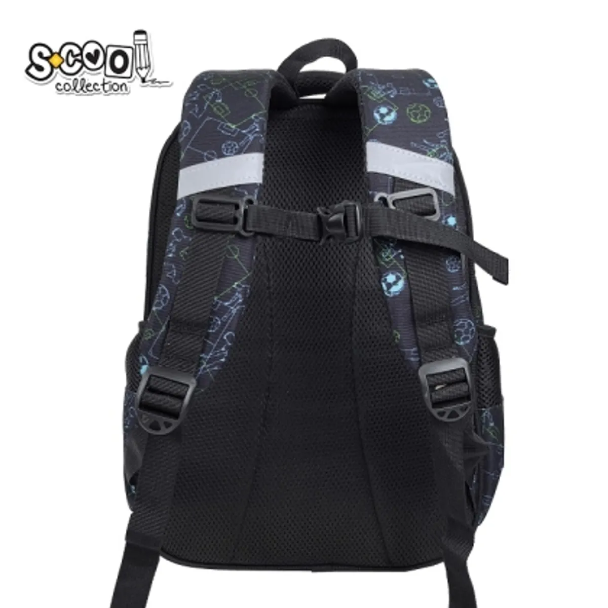 Ергономична раница SCOOL® FOOTBALL 3D EVA, 28L, снимка 3