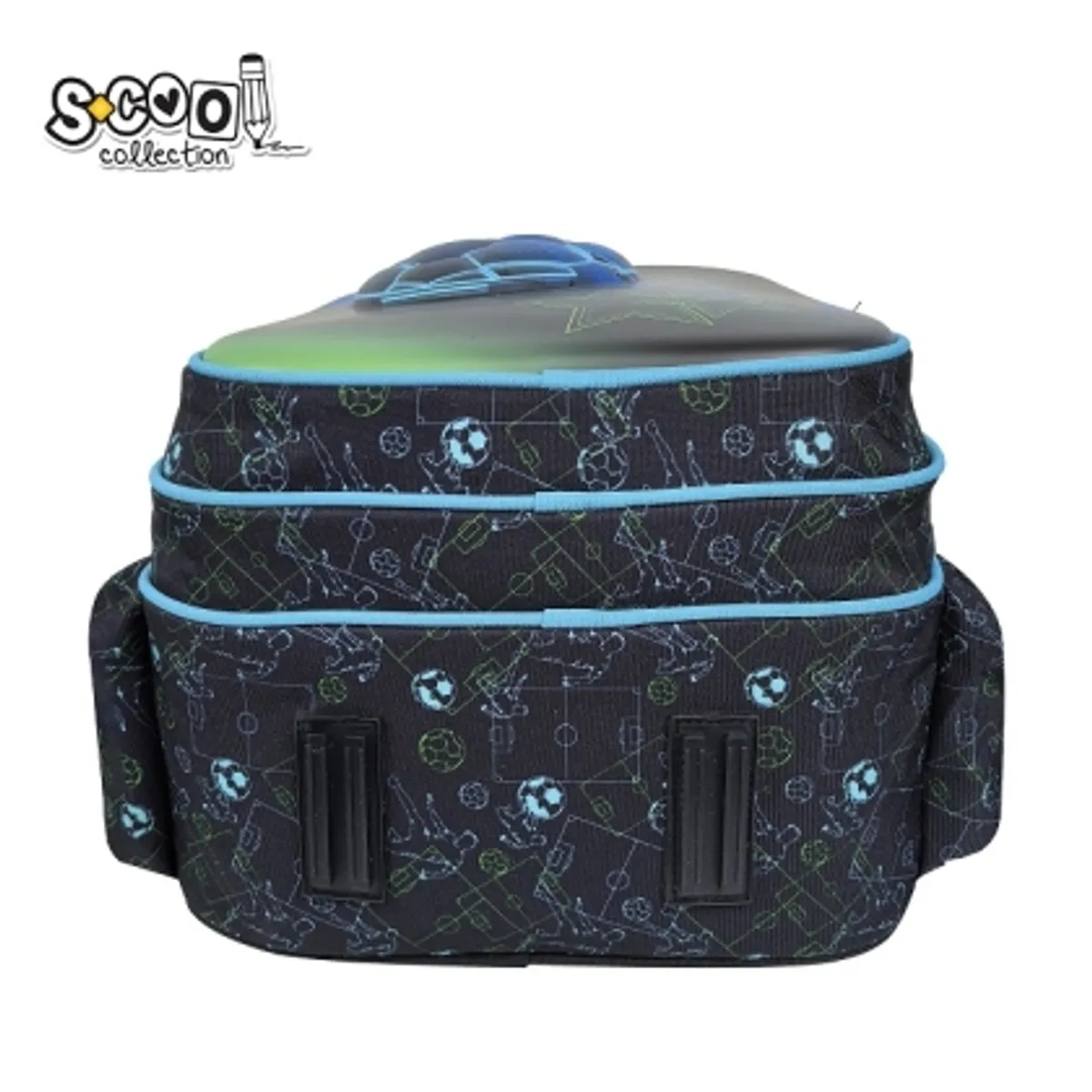 Ергономична раница SCOOL® FOOTBALL 3D EVA, 28L, снимка 4