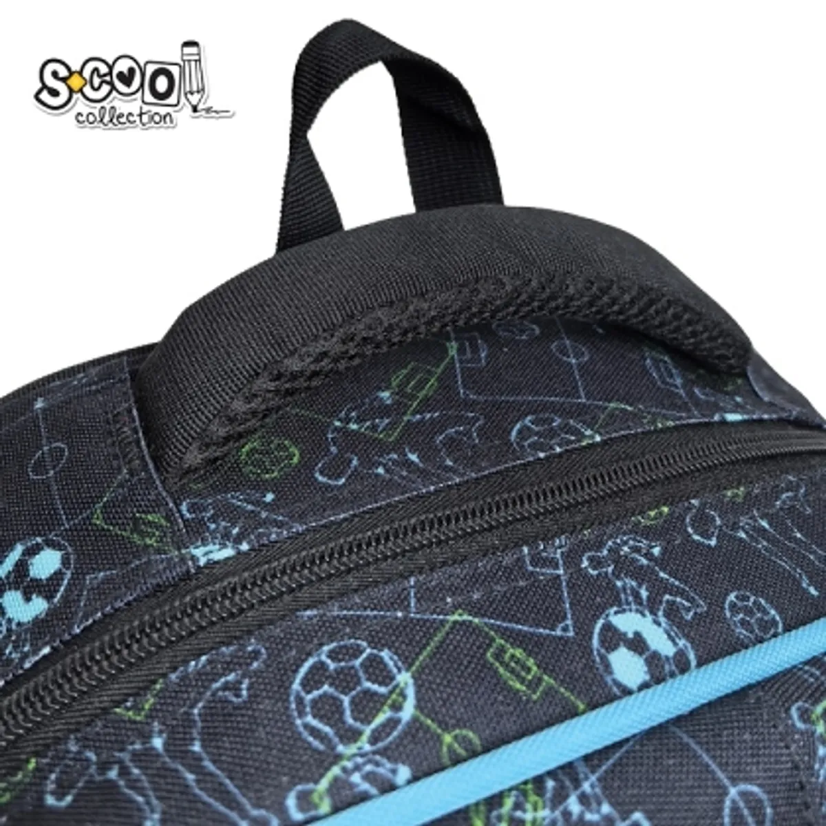 Ергономична раница SCOOL® FOOTBALL 3D EVA, 28L, снимка 5