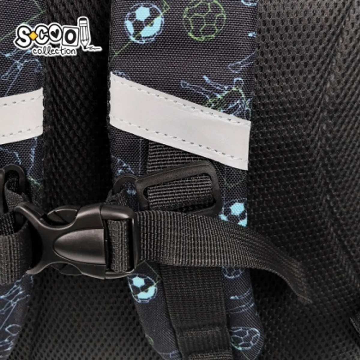 Ергономична раница SCOOL® FOOTBALL 3D EVA, 28L, снимка 7