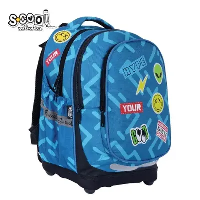 Корица на „Анатомична раница SCOOL® с твърдо дъно, 24L"