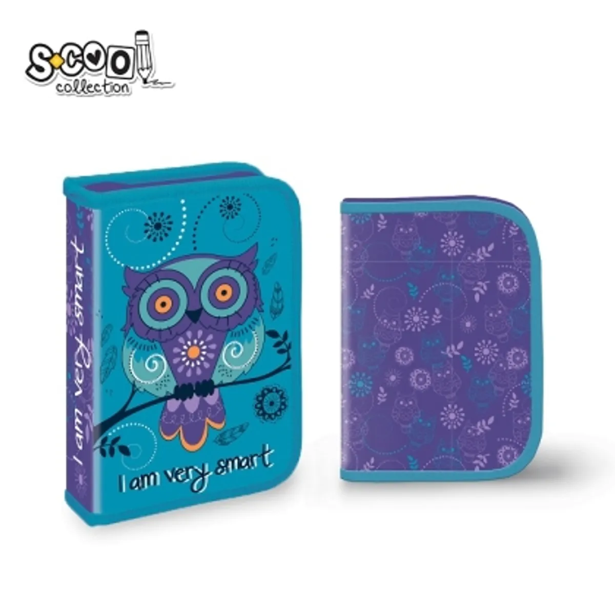 Несесер с 1 цип SCOOL® OWL, 32 части — снимка 1