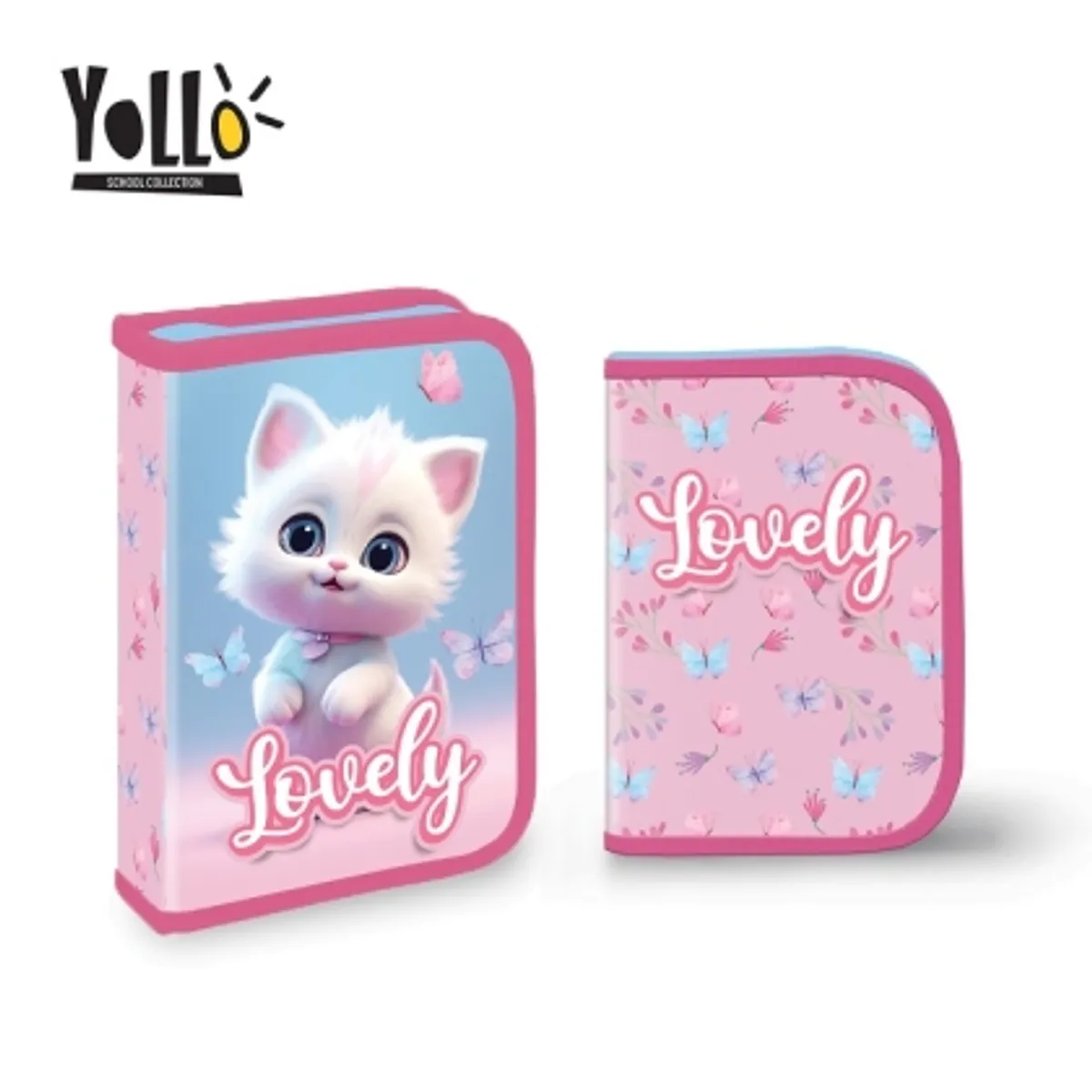 Несесер с 1 цип YoLLo LOVELY CAT 30 части — снимка 1