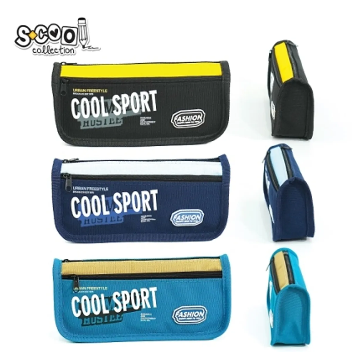 Несесер с 2 ципа SCOOL® COOL SPORT, празен