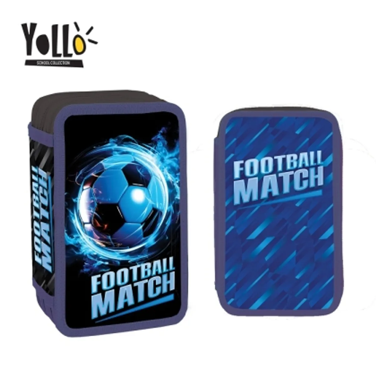 Несесер с 3 ципа YoLLo® FOOTBALL, 38 части — снимка 1