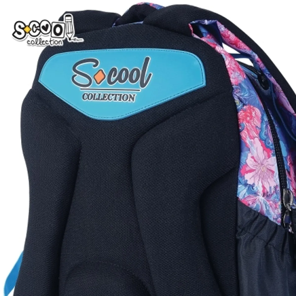 Анатомична раница SCOOL® URBAN FLOWERS, олекотена — снимка 9