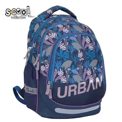 Корица на „Анатомична раница SCOOL® URBAN TROPICAL, олекотена"