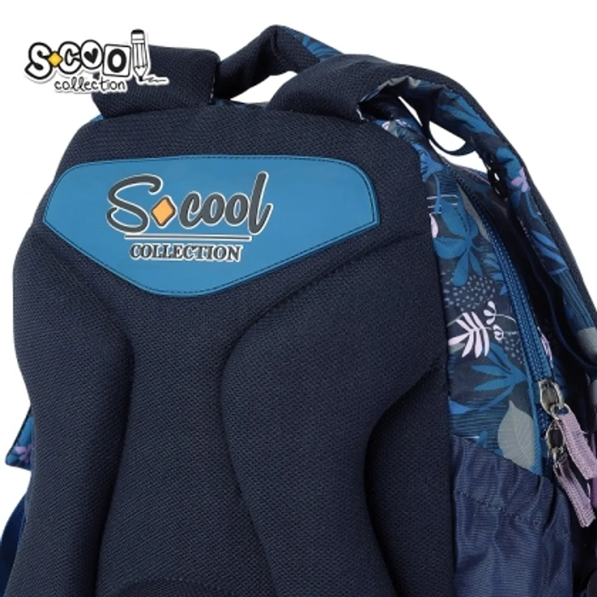 Анатомична раница SCOOL® URBAN TROPICAL, олекотена — снимка 8