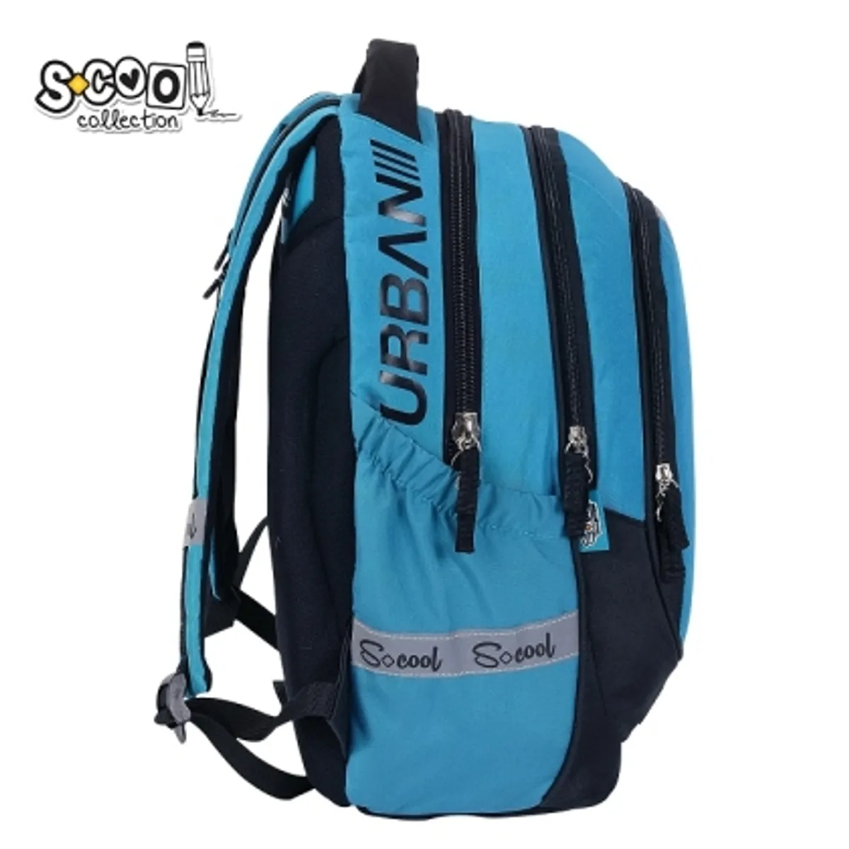 Анатомична раница SCOOL® URBAN BLUE, олекотена — снимка 3