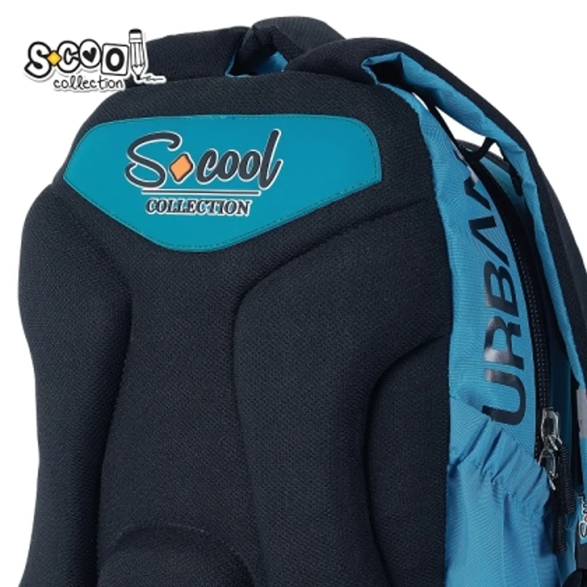 Анатомична раница SCOOL® URBAN BLUE, олекотена — снимка 8