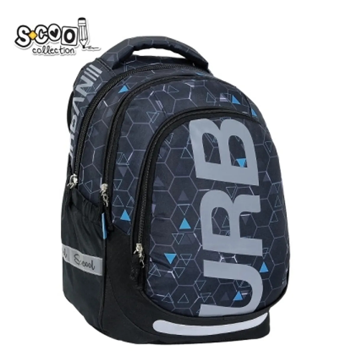 Анатомична раница SCOOL® URBAN DARK BLUE, олекотена — снимка 1