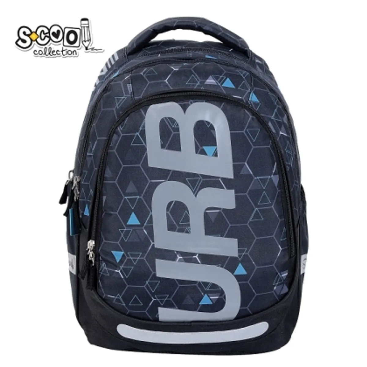 Анатомична раница SCOOL® URBAN DARK BLUE, олекотена — снимка 2