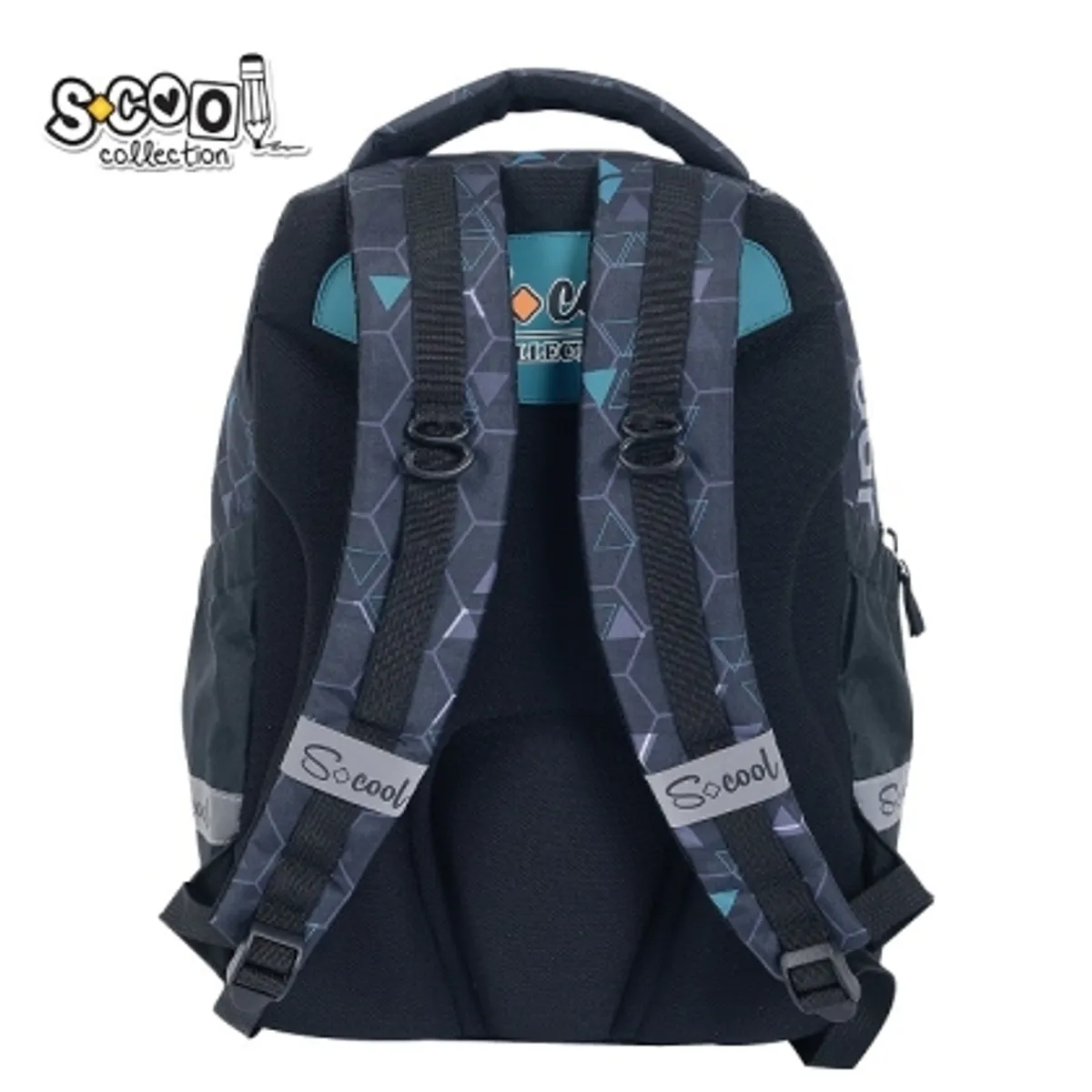 Анатомична раница SCOOL® URBAN DARK BLUE, олекотена — снимка 4