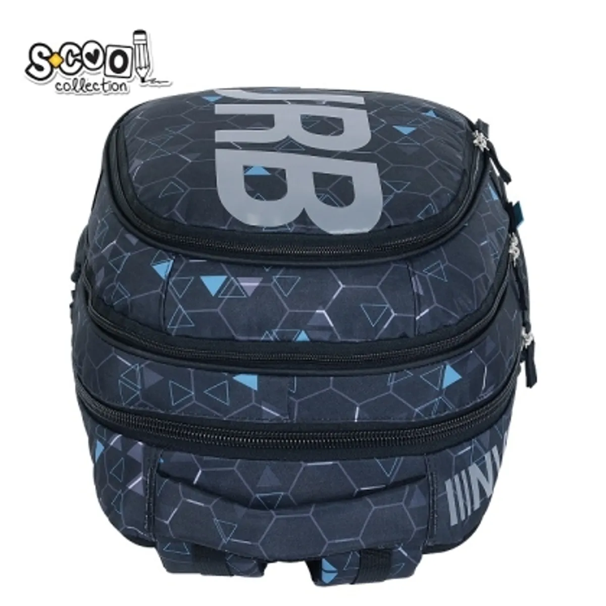 Анатомична раница SCOOL® URBAN DARK BLUE, олекотена — снимка 5