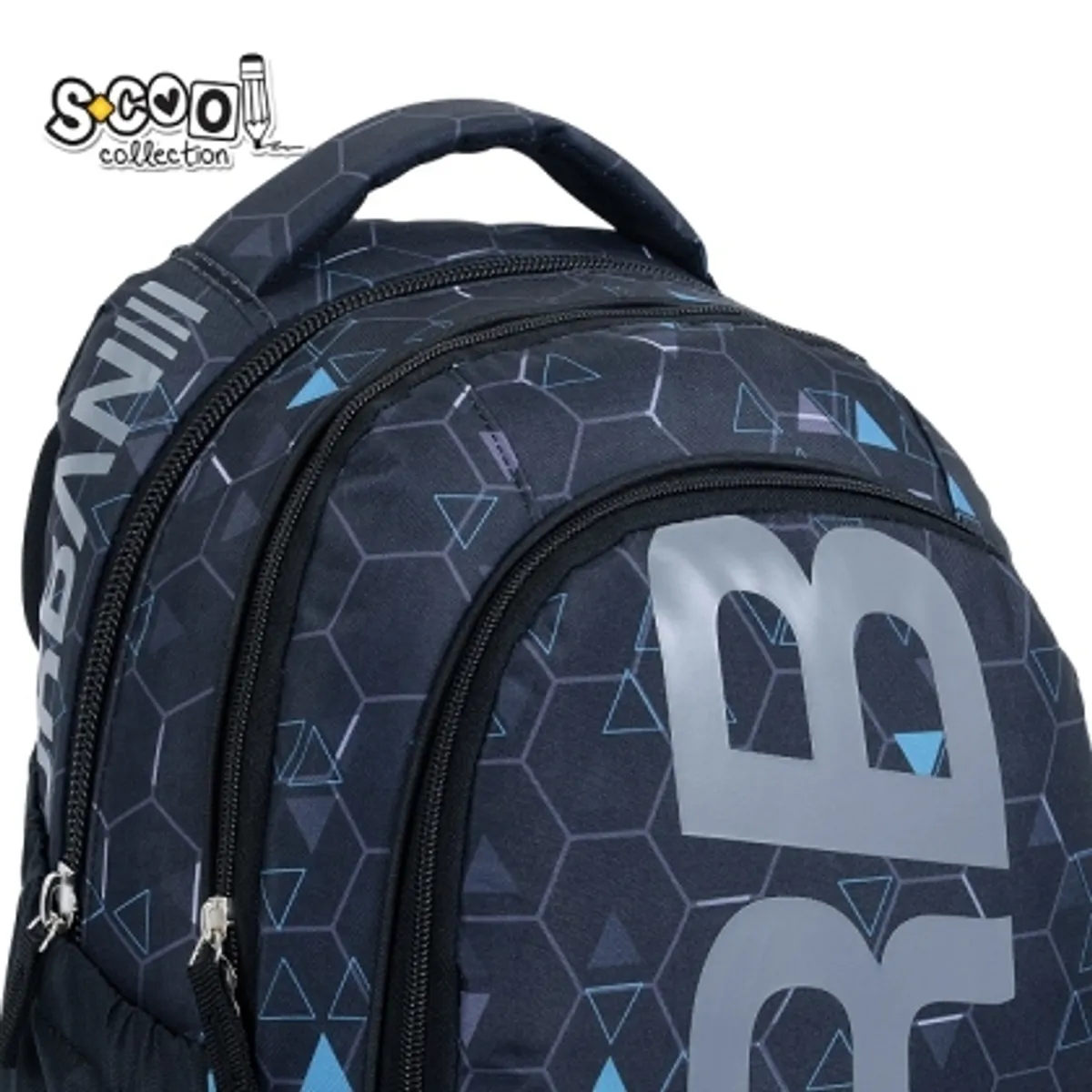 Анатомична раница SCOOL® URBAN DARK BLUE, олекотена — снимка 6