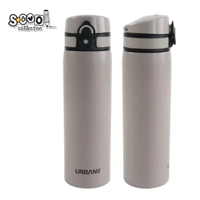 Корица на „Бутилка за вода SCOOL® BROWN, метал 600ml"