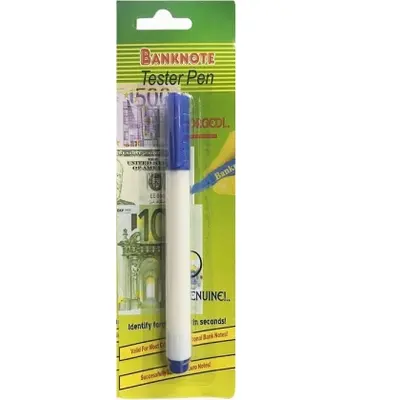 Корица на „Маркер за фалшиви банкноти - Banknote Tester Pen"