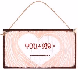 Корица на „Табелка - поздравителна картичка<br>You + Me"
