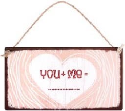 Корица на „Табелка - поздравителна картичка<br>You + Me"