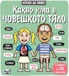 Корица на „Искам да знам! Какво има в човешкото тяло" — Рут Мартин