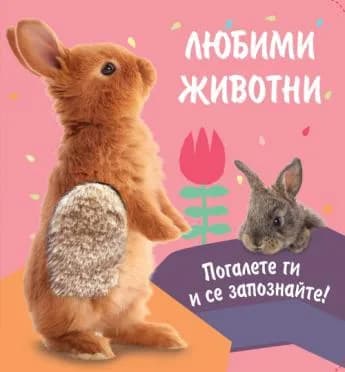 Корица на „Любими животни - Погалете ги и се запознайте - Зайче“