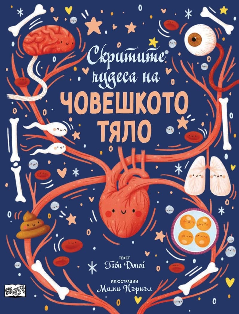 Корица на „Скритите чудеса на човешкото тяло" — Габи Доней