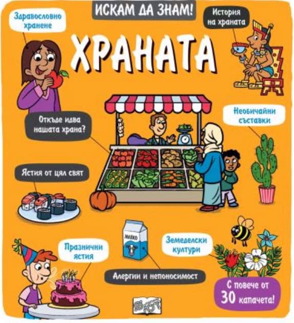 Корица на „Искам да знам! Храната"
