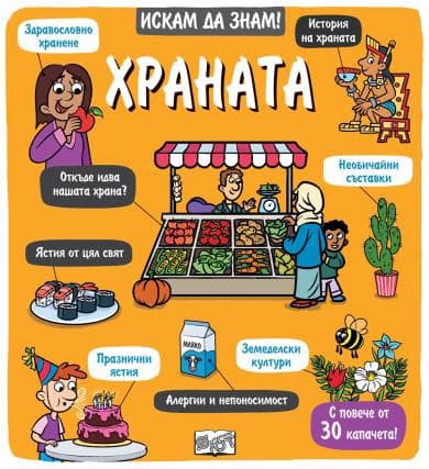 Корица на „Искам да знам! Храната"