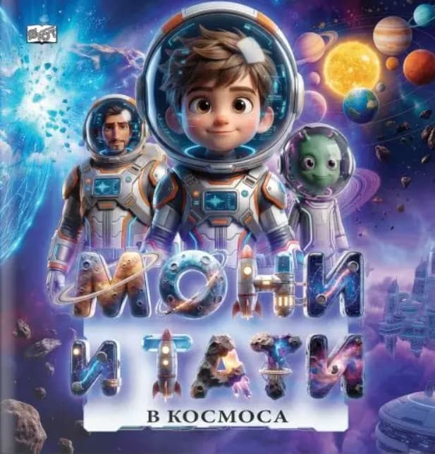 Корица на „Мони и Тати в космоса" — Мартин Симеонов