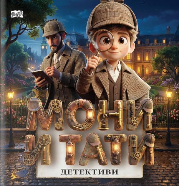 Корица на „Мони и Тати детективи" — Мартин Симеонов